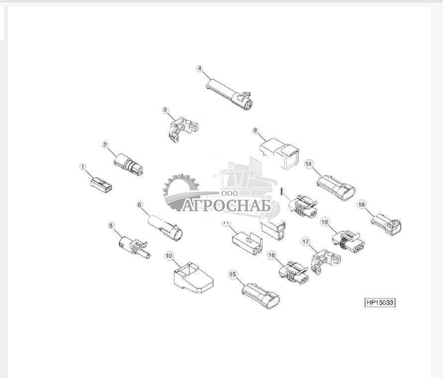 Electrical Connector Service Kit (Contents Of Box 1) 1-Way And 2-Way Connectors 
